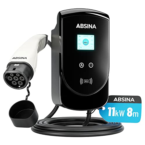 ABSINA Wallbox 11kW avec câble de Charge Type 2 8